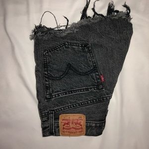 Levi’s 501 Black Shorts
